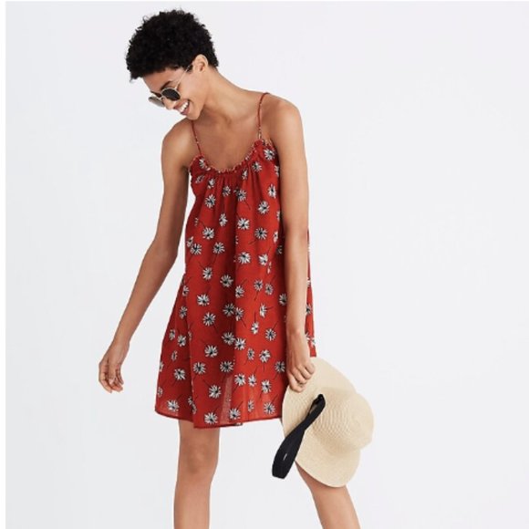 Madewell Tulum Cover-Up Dress in Fresh Daisies - Picture 1 of 6